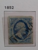 Eerste Nederlandse postzegel, 1852